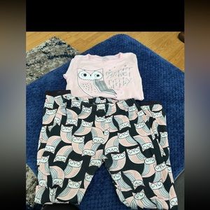 2 pajamas one is size 8 one is size 10